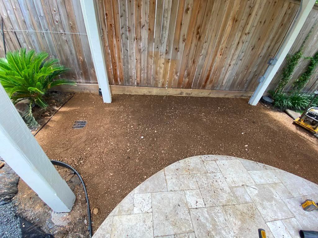 Artificial turf landscape project completed in Houston